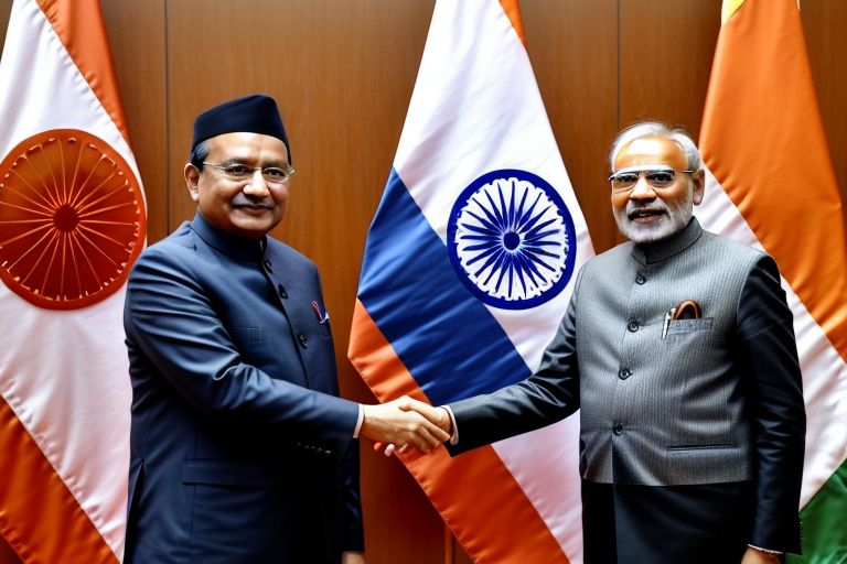 Nepal Prime Minister Meets Indian Counterpart