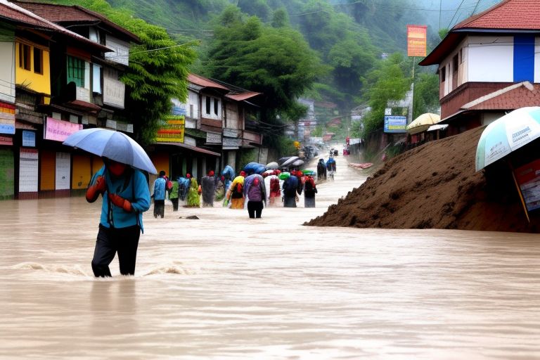 Flooding And Landslides In Kathmandu