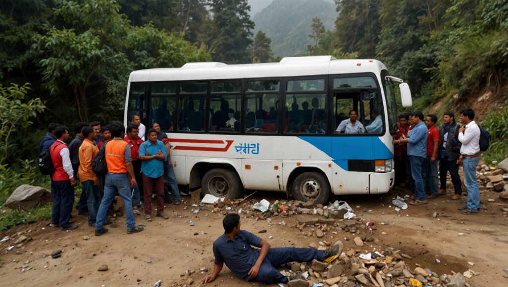 Bus Crash In Nepal