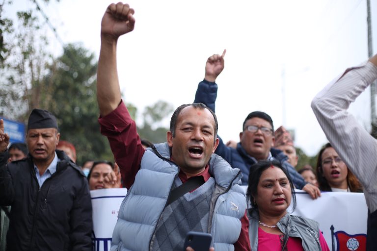 Teachers Across Nepal Protest in Kathmandu, Demand School Education Act