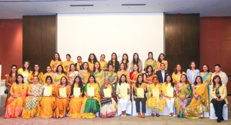 Zonta Club Kathmandu Honors Women on Yellow Rose Day