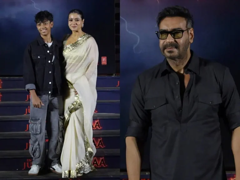 Ajay Devgn and Son Yug Support Kajol at ‘Maa’ Screening