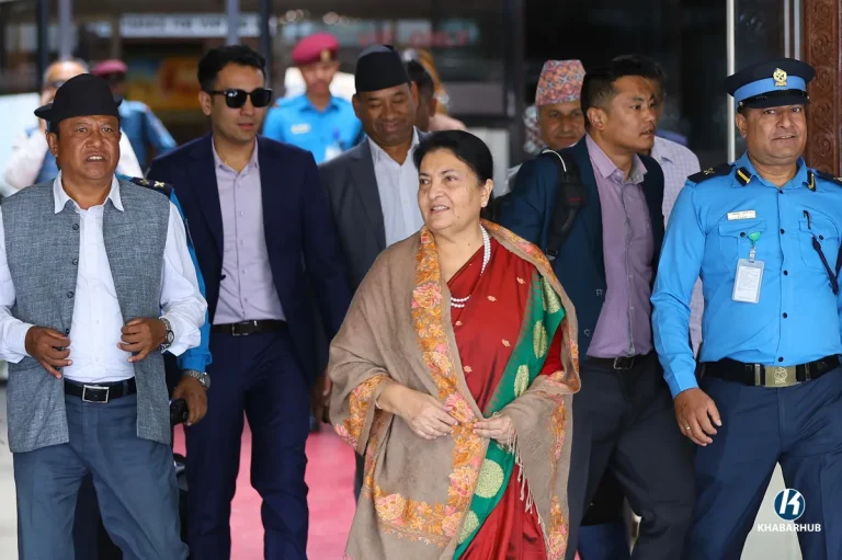 Bhandari Returns from China, Calls Visit Productive