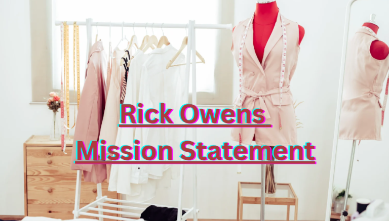 Rick Owens Mission Statement