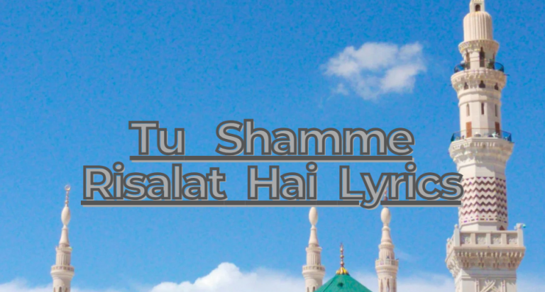 Tu Shamme Risalat Hai Lyrics